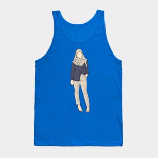 Dark Blue Star Collection Tank Top